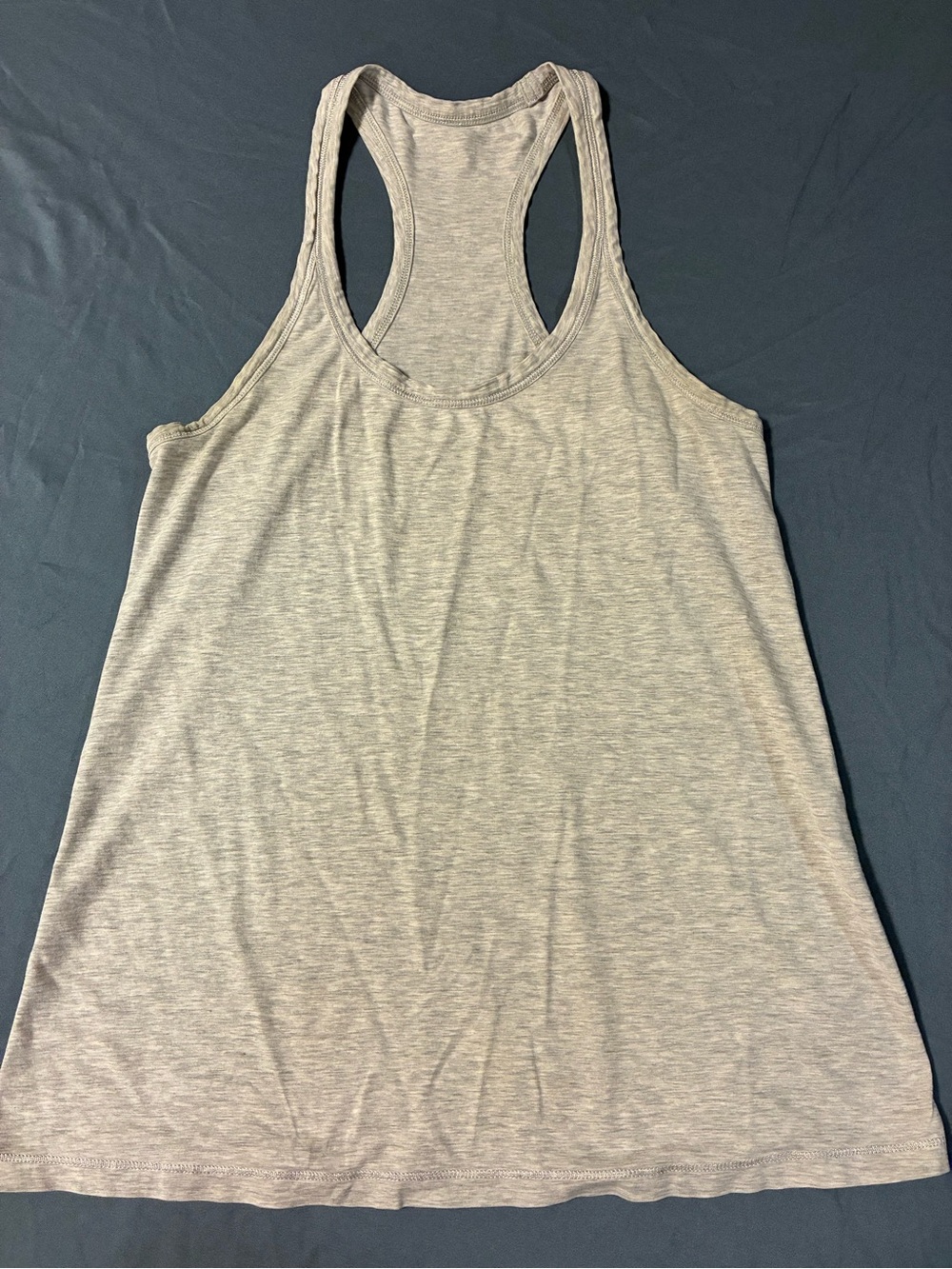 Lululemon Light Grey Racerback Tank Top – Heathered Activewear